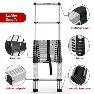 3.8m nhôm một loại đôi kính thiên văn cầu thang Thang đơn thẳng thang thang trong nước - Product Image 6