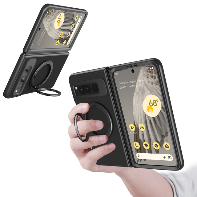 Samsung Galaxy Z Fold 5 Case Screen Case Magnetic Ring Stand Portable Shockproof Samsung Phone Cases