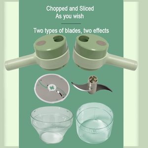 Portable Mini USB Charging Electric Food Blender Automatic Bottle Waterproof Rechargeable Stainless Steel Garlic <b>Chopper</b> - Product Image 3