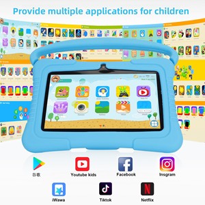 Tablette d'apprentissage intelligente pour enfants <span class=keywords><strong>de</strong></span> 7 pouces, processeur quadricœur 1,5 GHz, 32 Go, écran capacitif 1024x576, WiFi, avec fonctions d'appel et <span class=keywords><strong>de</strong></span> tutorat - Product Image 4