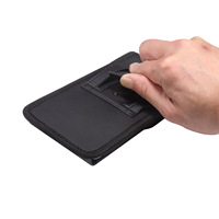 Étui en cuir PU de gros avec boucle de ceinture pour iPhone 16 Pro Max, sacoche de taille pour homme