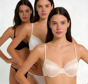<span class=keywords><strong>Ensemble</strong></span> soutien-gorge à armatures et culotte en satin pour <span class=keywords><strong>femme</strong></span> - Product Image 5