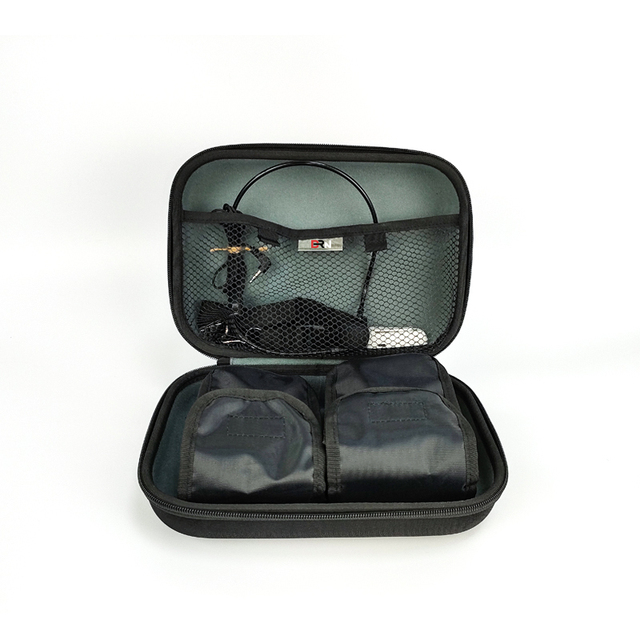 Custom Handheld Mobile Radios Hard Storage Carrying Box Black Hard Walkie Talkie Case Holder Bag Two Way EVA Radio Carrier Bag