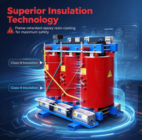 Transformateur sec à résine coulée SCB 650 kVA 11 kV 400 V Triphasé Multi-Enroulements pour Système de Distribution 50 Hz 60 Hz