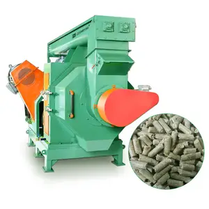 High Efficiency Woodworking Biomass Straw Pellet Flat Die Small Scale Wood Pellet Mill Feed Processing Machine for Sale