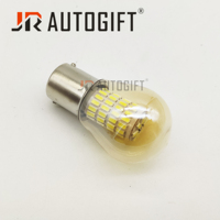 Bombilla LED Automotriz, Lámpara Indicadora BA15S BA15D BAY15D, LED Blanco Cálido 4300K 12V-24V S25 1156 1157 3014 72SMD, Luz de Señalización LED