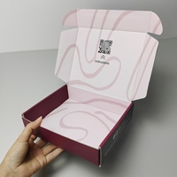 Boîte d'expédition en carton ondulé personnalisée en promotion pour produits de soin de la peau