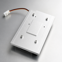 Kipas Blower Profil Rendah 1U Kustom dengan Heatsink Aluminium Ekstrusi untuk Pendingin CPU Server PC Industri Terintegrasi