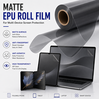 Film Hydrogel Mat EPU Confidentialité Anti-rayures Auto-réparateur Ultra Flexible Surface Courbe Clair HD Anti-traces de Doigts