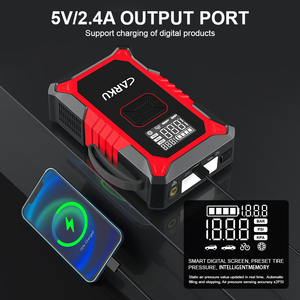 Bộ khởi động bình ắc quy ô tô di động 12V tùy chỉnh, dung lượng 12000mAh, đa chức năng, dùng cho xe tải - Product Image 2