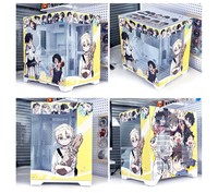 Blue Archive Kuromi Serika Customizable Mid-Tower Gaming PC Case MATX Micro Desk with Tempered Glass and desktop computer case
