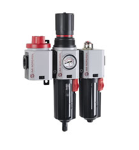 Unidad Combinada de Filtro, Regulador y Lubricador Excelon Plus con Soportes para Manómetro BL84-401G - Product Image 1