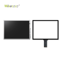 Modules LCD TFT industriels de 15 pouces à haute résolution 1024*768, interface LVDS, écran LCD avec panneau tactile capacitif