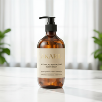 Gel Douche Bio à l'Aloe Vera Akaril Marque Privée, Blanchissant, Nourrissant, Hydratant, pour Peaux Sensibles, Naturel