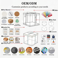 Boîtes à gâteaux carrées transparentes personnalisées en gros avec logo, 4 pouces, 6 pouces, 8 pouces, 10 pouces, emballage alimentaire en plastique PET pour sandwichs et gâteaux