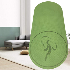 Shock Absorption Mute Dancing Yoga Pad,for Home Tpe Eco Friendly Non Slip Fitness <strong>Skipping</strong> Exercise <strong>Mat</strong> - Product Image 1