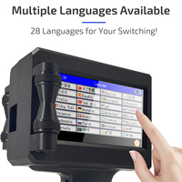 Impresora de Etiquetas Portátil de Secado Rápido, Impresora de Inyección de Tinta Digital Automática, Impresora de Etiquetas de Mano Multifunción, Funciona con Batería, Nueva Condición