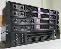 Amplificateur de puissance en rack 1U 400W Amplificateur de haut-parleurs audio domestique 800W 4 canaux Classe D Circuit PFC Amplificateur de haut-parleurs PA