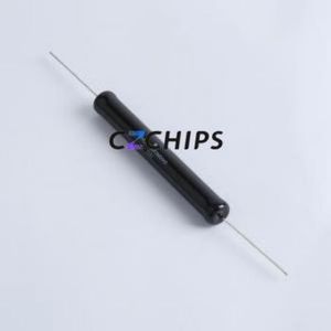 Resistencia de Orificio Pasante HVLR7609F5M00K9, Componente de Orificio Pasante (THT), D10.5xL76mm, Película Gruesa, 5mOhm, 1%, 22.5kV - Product Image 1