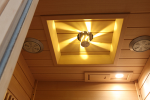 Gỗ Rắn 1 Người Hemlock Tất Cả Các Máy Sưởi Carbon Hồng Ngoại Xa Hơi Nước Khô Tắm Hơi Hồng Ngoại Kabin - Product Image 4