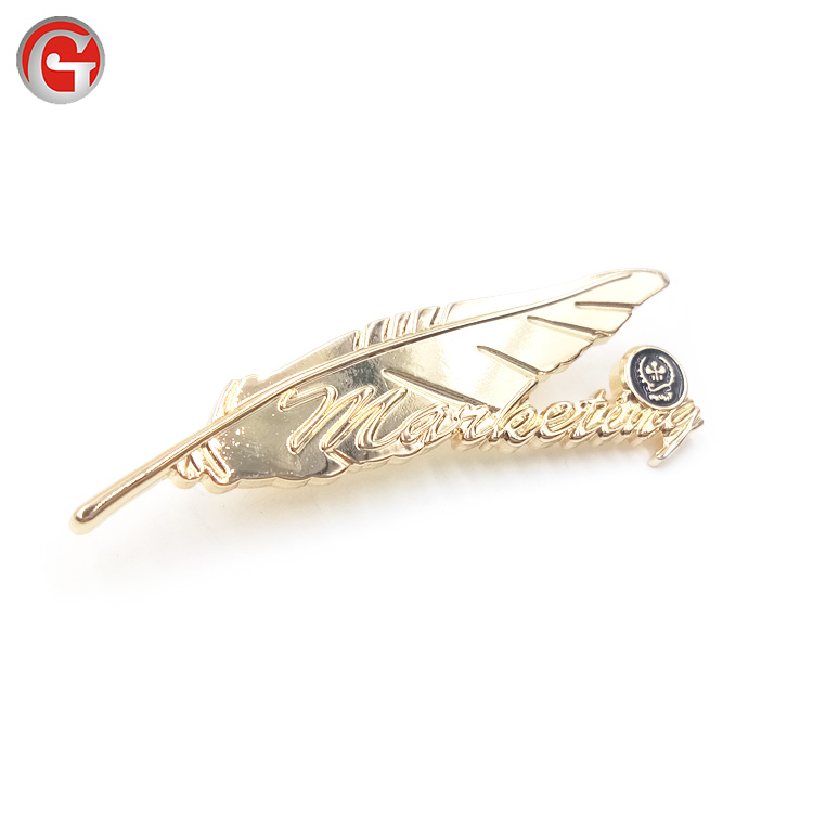 Высококачественный индивидуальный изящный красивый металлический магнитный бейдж на заказ