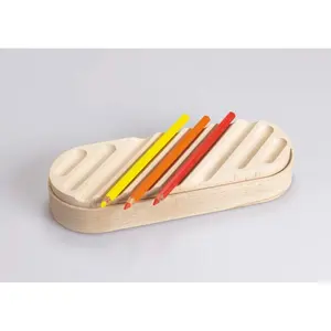 Portapenne VAIA in legno di recupero, merchandising sostenibile - Product Image 2