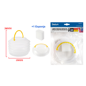 Spazzola pieghevole secchio di pulizia con spugna per artisti e pittori - Product Image 1
