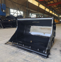 Bucket Pembersih Excavator RSBM 36" untuk Takeuchi TB260, Bucket Lumpur Lebar 914mm dengan Tepi Bolting yang Dapat Dibalik untuk Penggalian dan Pembuatan Parit