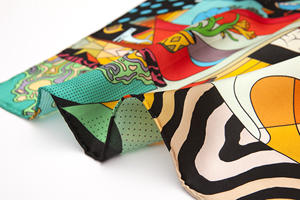 Foulard carré en coton 55x55cm et mouchoir, imprimé animal décontracté, tissage mécanique, sérigraphie et impression numérique, utilisation quatre saisons - Product Image 6