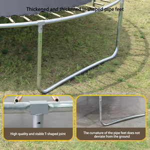 Trampoline extérieur de 3,06 m de diamètre, équipement de fitness pour adultes et enfants, trampoline <span class=keywords><strong>élastique</strong></span> extérieur, grand trampoline pour parc - Product Image 5