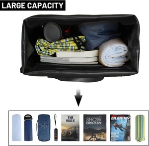 Sac de Selle de Vélo de Route et de <span class=keywords><strong>VTT</strong></span> Imperméable en TPU à la Mode 20-36L Voyage en Plein Air Cyclisme <span class=keywords><strong>Porte</strong></span>-Bagages Arrière Unisexe Accessoires de Vélo - Product Image 3