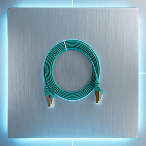 Câble de raccordement blindé Cat7A 600-1000 MHz 23/24/36 AWG, PVC + Cuivre Pur, Isolation Extérieure en Silicone PU, ISO9001, Personnalisable - Product Image 1