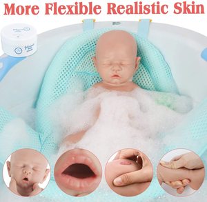 Muñeca de Silicona de 17 Pulgadas para Dormir, con Chupete, que Parece Real, No es una Muñeca de Vinilo - Product Image 6
