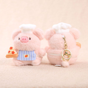 OEM Venta Caliente Llavero de Peluche de Cerdito Kawaii de 11cm, Bonito Mini Colgante para Bolsos, Accesorios Decorativos, Regalo de Cumpleaños para Aliviar el Estrés - Product Image 2