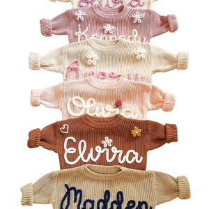 Automne hiver infantile enfant en bas âge enfants enfants gros tricot Vintage <span class=keywords><strong>pull</strong></span> filles garçons à manches longues haut ample <span class=keywords><strong>pull</strong></span> bébé <span class=keywords><strong>pull</strong></span> - Product Image 1
