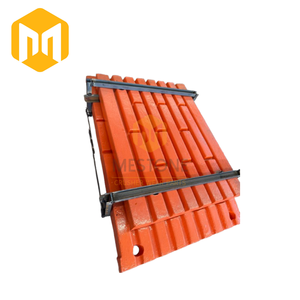 Piastra a mascelle fissa oscillante TEREX McCloskey J45 per frantoio a mascelle, inserto in <span class=keywords><strong>TIC</strong></span>, fusione in acciaio ad alto contenuto di manganese, 1 pezzo MSD-551-015-083 - Product Image 4