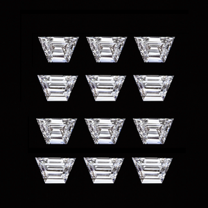 Starsgem 2*5*3毫米-4.5*6 * 4毫米花式梯形切割优质船形合成实验室生长钻石 - Product Image 4