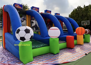 لعبة كرة القدم القابلة للنفخ مع لعبة السهام، لعبة خارجية قابلة للنفخ، سهلة التركيب بجودة تجارية، قابلة للتخصيص للأعمال التجارية واللعب الخارجي - Product Image 5