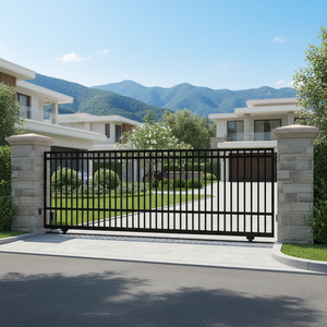 <span class=keywords><strong>Portail</strong></span> <span class=keywords><strong>coulissant</strong></span> <span class=keywords><strong>motorisé</strong></span> automatique moderne pour la sécurité des villas et des propriétés de luxe - Product Image 1
