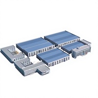 Almacenes Prefabricados de Estructura de Acero Pesado Q235/Q355, Marcos de Acero para Talleres de Construcción, Edificios Industriales y Oficinas