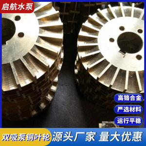 Bomba de Succión Doble con Impulsor de Cobre, Aspas Rectas, Cerrada, Pulida, Montaje Universal, OEM Personalizable - Product Image 2