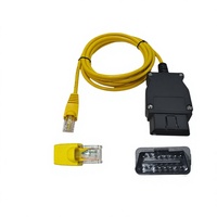 Cable de Extensión OBD de 16 Pines para Diagnóstico de Vehículos, Programación Oculta, Compatible con ENET, Adaptador OBD2 de Cabeza Cuadrada