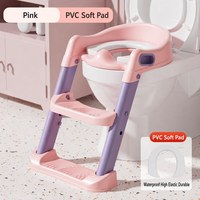 Kursi Toilet Bayi Plastik Terlaris dengan Tangga dan Cincin, Buatan China