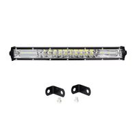 Nouvelle barre lumineuse FDN à double rangée 13'' 120W, barre droite et fine, étanche IP67, faisceau combiné, pour véhicules tout-terrain