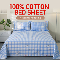 Parure de draps en coton 100 % personnalisée en gros – Draps-housses et draps plats super doux pour lits Queen et King Size