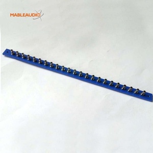 MABR0058D สีน้ำเงิน 3 มม. HIFI คลาสสิก 23 พิน แผงวงจรไฟเบอร์กลาสแบบ Turret สำหรับประกอบเอง แอมป์หลอดกีตาร์ <span class=keywords><strong>Fender</strong></span> <span class=keywords><strong>Marshall</strong></span> - Product Image 1