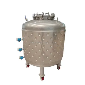 Nhà Máy Giá 500L 1000L chất tẩy rửa homogenizer trộn Tank thép không gỉ dầu gội Máy làm với chức năng sưởi ấm