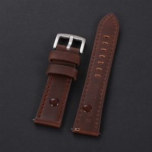 Cinturino in vera pelle a sgancio rapido <span class=keywords><strong>per</strong></span> orologi sportivi Cinturino in pelle Cinturino in pelle Pazzo 18 20 22 24mm - Product Image 3