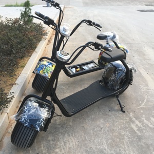 Scooter électrique Citycoco de marque chinoise, neuf, 250 <span class=keywords><strong>watts</strong></span>, avec double siège, batterie lithium 20ah, vélos électriques - Product Image 2