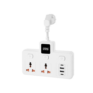 Winning Star Power Strip 3 Outlets 2 <b>USB</b> Ports Safety <b>Plug</b> Universal Expansion Socket - Product Image 5